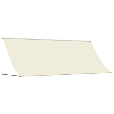 VIDAXL LAFEL Ausleitbar 350x150 cm Stoff und Stahlcreme -Verschärft