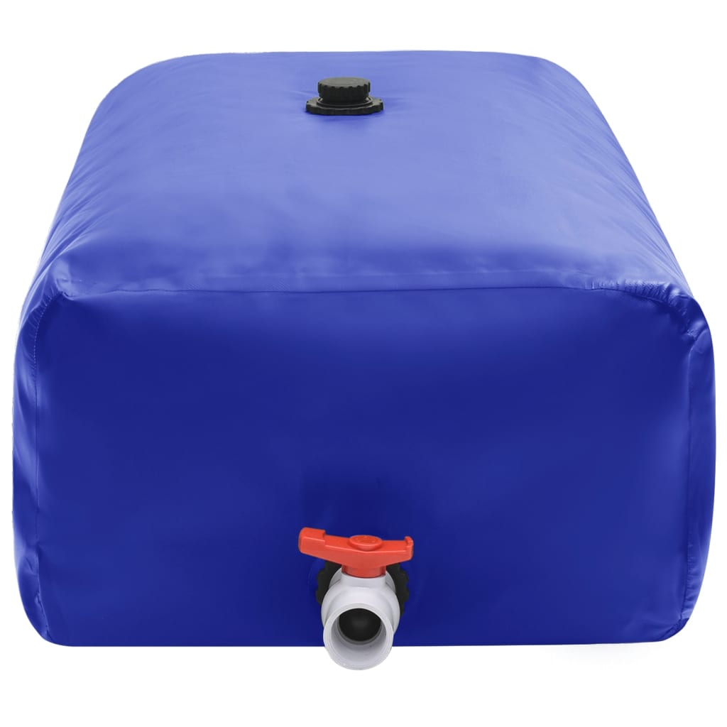 VIDAXL -Wassertank mit faltbarem Ablauf von 670 l PVC