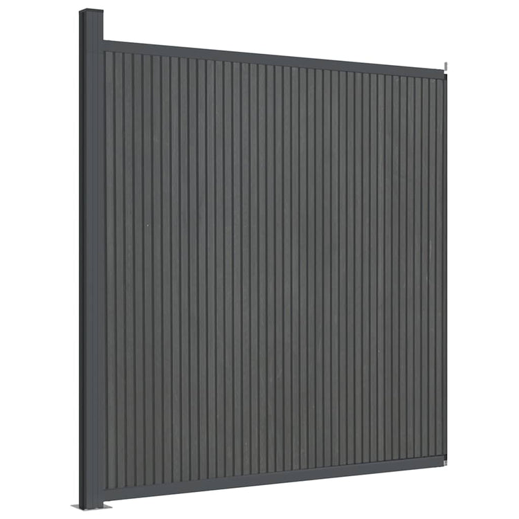 Vidaxl -Zauntafel 173x186 cm HKC Grau