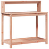 Vidaxl Botton Table mit Regalen 108x50x109.5 cm Solid Douglashout