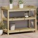 Vidaxx Pflanztisch mit Regalen 108x45x86,5 cm aus imprägniertem Holz