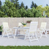 VIDAXL -Stuhlkissen 4 ST High Rücken 120 x 50 x 4 cm Mischcreme Mischcreme
