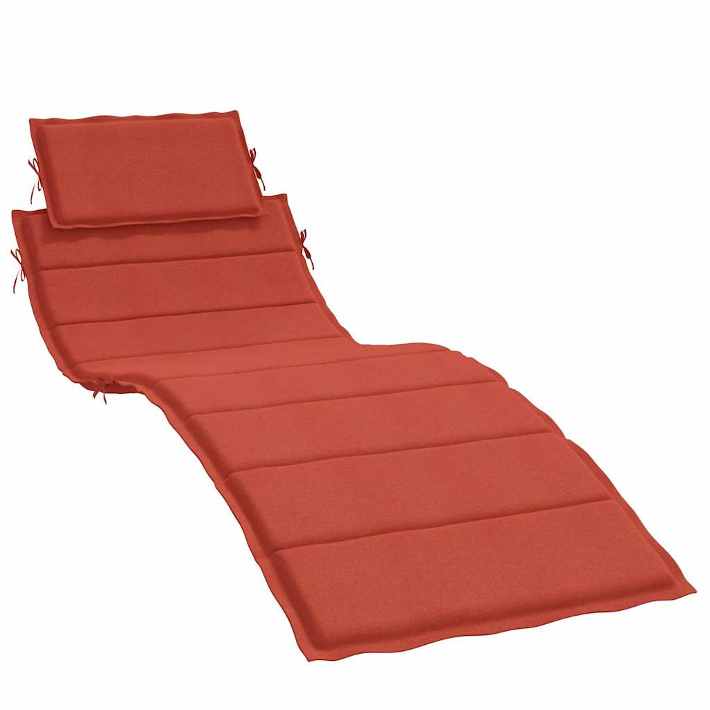 Vidaxl Lounge -Kissen 186x58x3 cm Stoff gemischt rot
