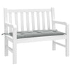 Vidaxl Gartenbank Kissen 100x50x7 cm Stoff gemischt hellgrau