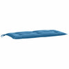 Vidaxl Garden Bench Kissen 100x50x7 cm Stoff gemischt blau