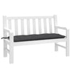Vidaxl Garden Bench Kissen 120x50x7 cm Stoff gemischt Anthrazit -geläutet