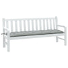 Vidaxl Gartenbank Kissen 180x50x7 cm Stoff gemischt grau