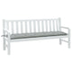 Vidaxl Gartenbank Kissen 180x50x7 cm Stoff gemischt grau