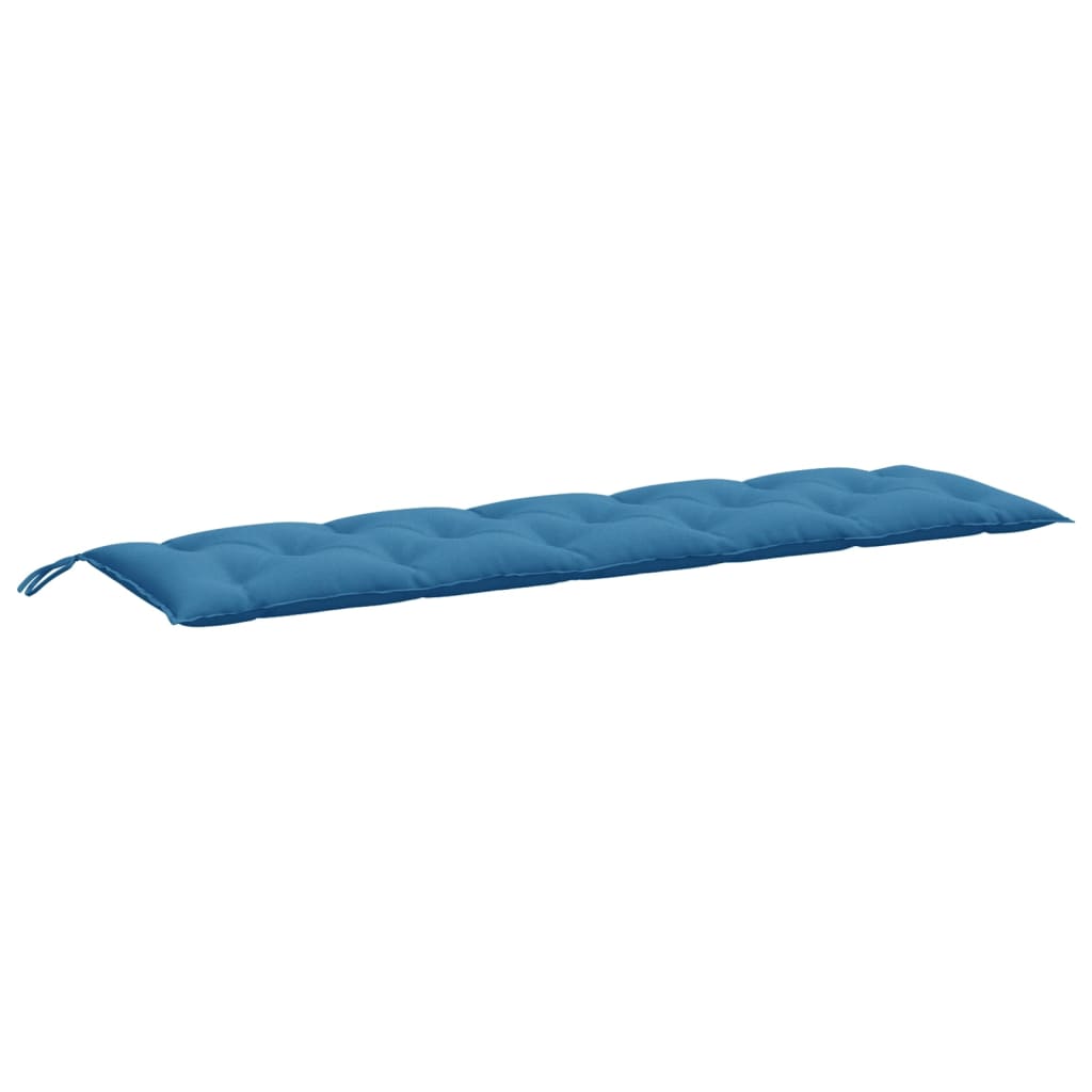 Vidaxl Garden Bench Kissen 180x50x7 cm Stoff Blau gemischt