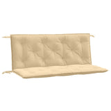 Vidaxl Garden Bench Pushions 2 PCs 120x50x7 cm Stoff gemischt Beige - afbeelding 2