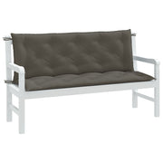 Vidaxl Gartenbank Kissen 2 ST 150x50x7 cm Stoff gemischt dunkelgrau - afbeelding 1