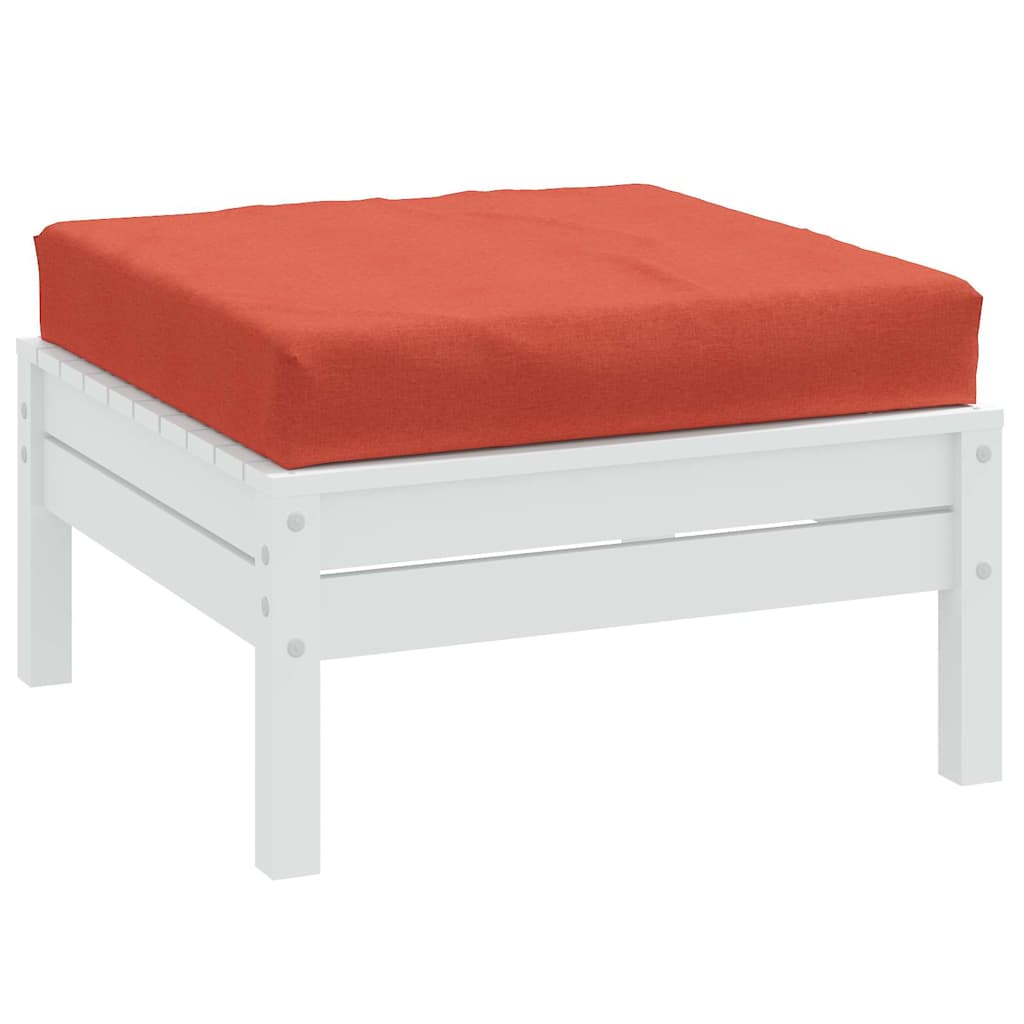 VIDAXL -Palettenkissen 60x60x10 cm Stoff rot gemischt