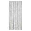 Vidaxl Fly Vorhang 56x200 cm Chenille Grey