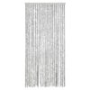 Vidaxl Fly Vorhang 90x220 cm Chenille Gray