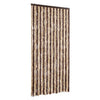 Vidaxl Fly Vorhang 100x230 cm Chenille Beige und hellbraun