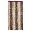 Vidaxl Fly Vorhang 100x230 cm Chenille Beige und hellbraun