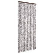 Vidaxl Fly Vorhang 100x200 cm Chenille Brown und Beige - afbeelding 2