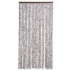 Vidaxl Fly Vorhang 100x200 cm Chenille Brown und Beige