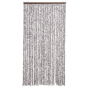 Vidaxl Fly Vorhang 100x200 cm Chenille Brown und Beige - afbeelding 3