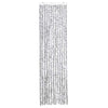 Vidaxl Fly Vorhang 56x200 cm Chenille hellgrau und dunkelgrau