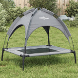 Vidaxl Hundekorb mit Markismarke Oxford Stoff und Stahl Anthrazit -gelenkt - afbeelding 1