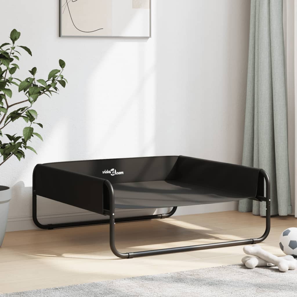 Vidaxl-Hundebett aus Oxford-Stoff und Stahl, Anthrazit