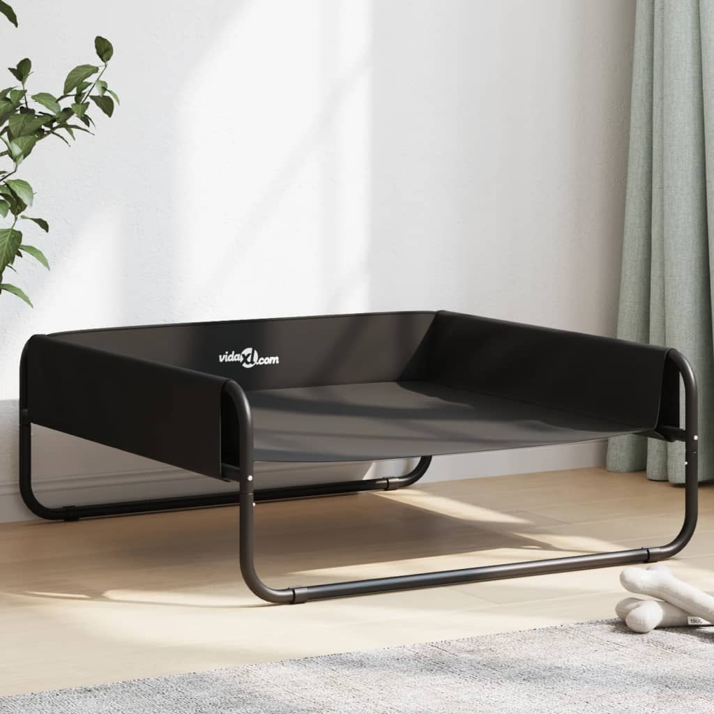 Vidaxl-Hundebett aus Oxford-Stoff und Stahl, Anthrazit