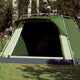 Vidaxl Camping Zelt 4-Personen Schnellveröffentlichung Grün