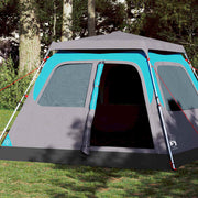 Vidaxl Dome Zelt 6-Personen Fast Release Blue - afbeelding 1