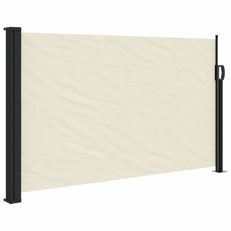 Vidaxl Windschutzscheibe ausziehbar 117x300 cm cremefarben