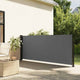VIDAXL -Windschutzscheibe extendable 140 x 300 cm Anthrazit -ausgelöst