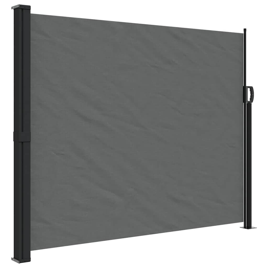 VIDAXL -Windschutzscheibe extendierbar 160 x 300 cm Anthrazit -ausgelöst