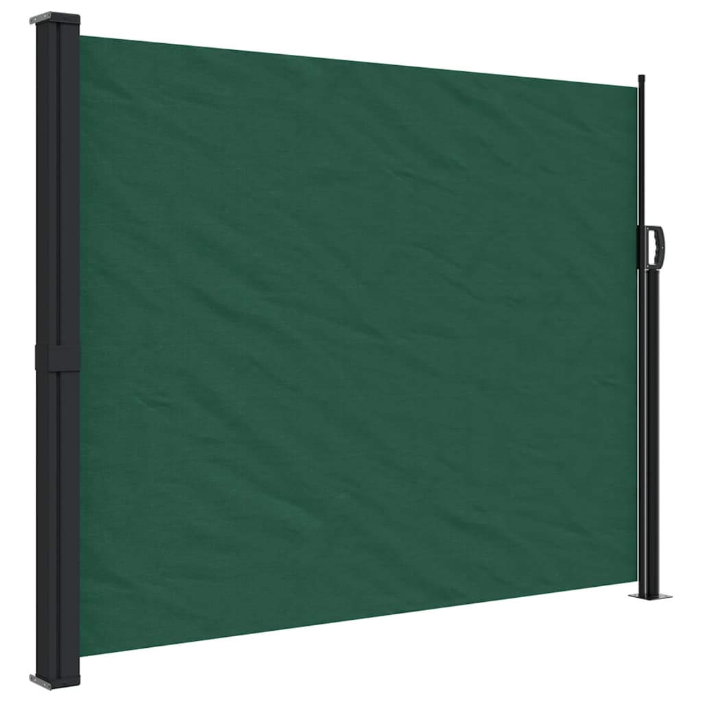 Vidaxl Garden Screen Einziehbar 170 x 300 cm dunkelgrün