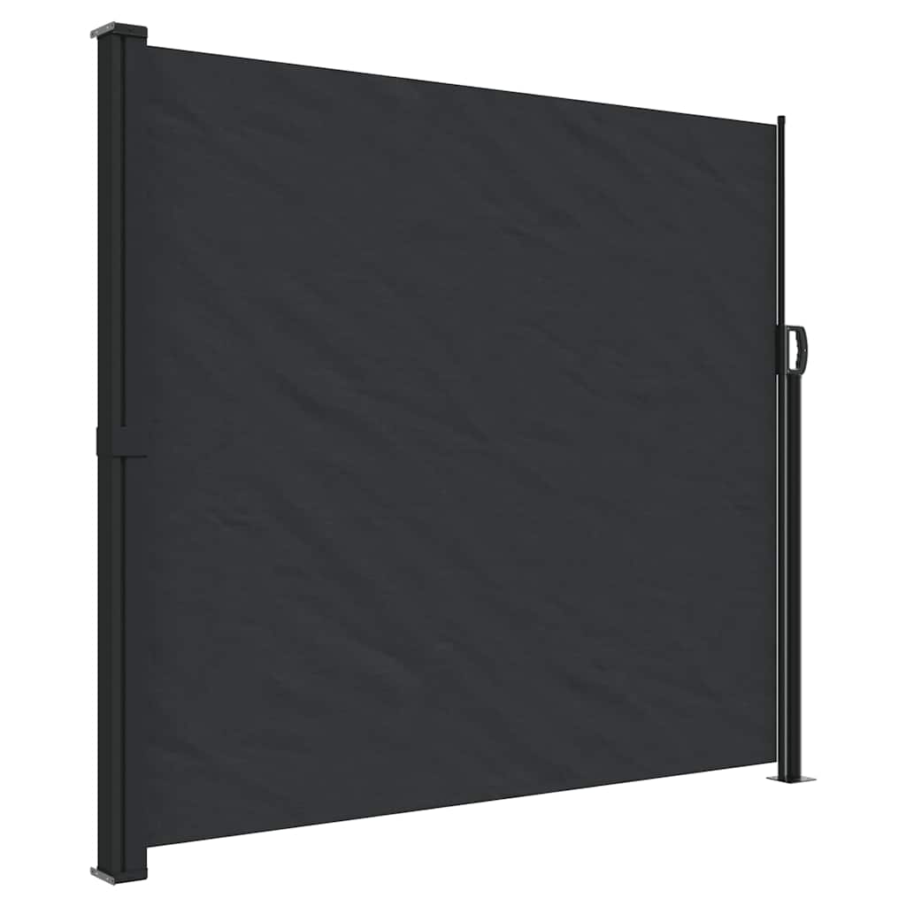 Vidaxl Windschutzscheibe ausziehbar 180 x 300 cm schwarz