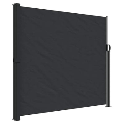 Vidaxl Windschutzscheibe ausziehbar 180 x 300 cm schwarz