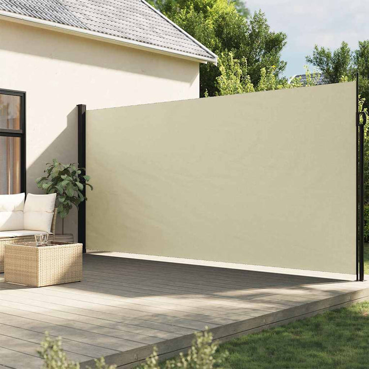 VIDAXL -Windschutzscheibe aus 200 x 300 cm cremefarben