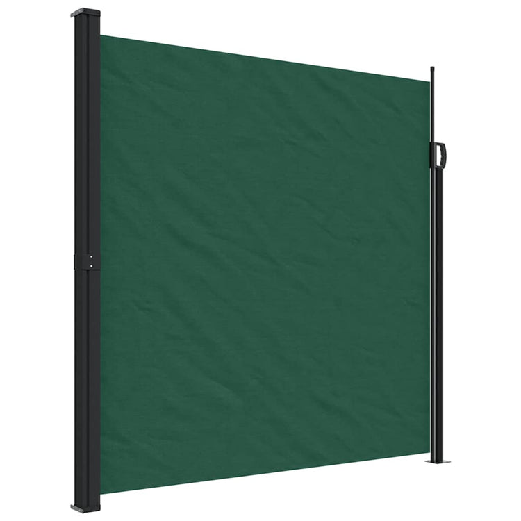 Vidaxx ausziehbarer Windschutz 200x300 cm dunkelgrün