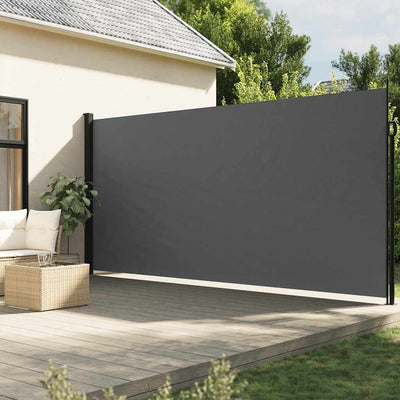 VIDAXL -Windschutzscheibe 200x300 cm Anthrazit -geläutet