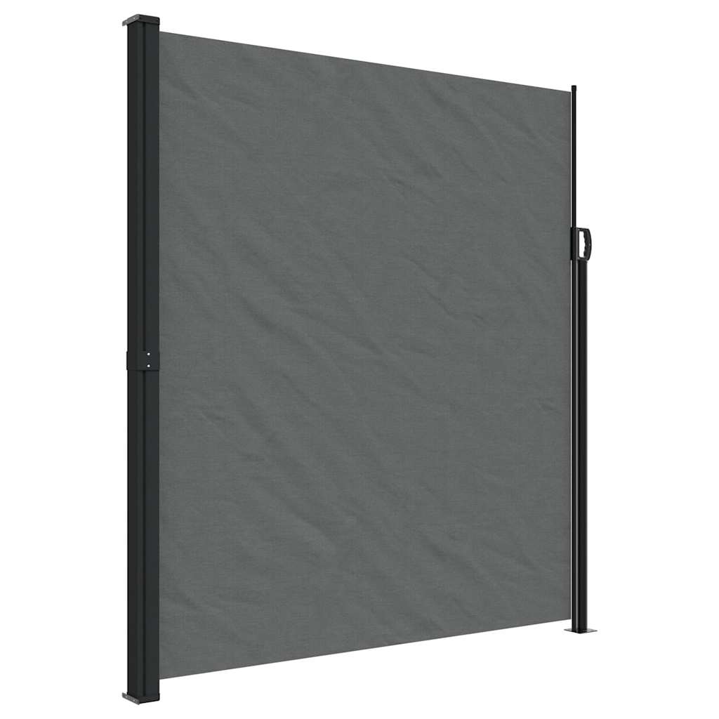 VIDAXL -Windschutzscheibe extendable 220x300 cm Anthrazit -gelöscht