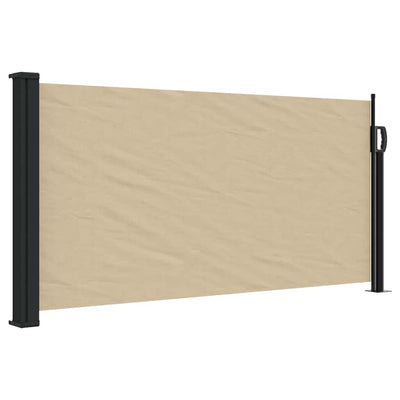 Vidaxx ausziehbarer Windschutz 100x500 cm beige