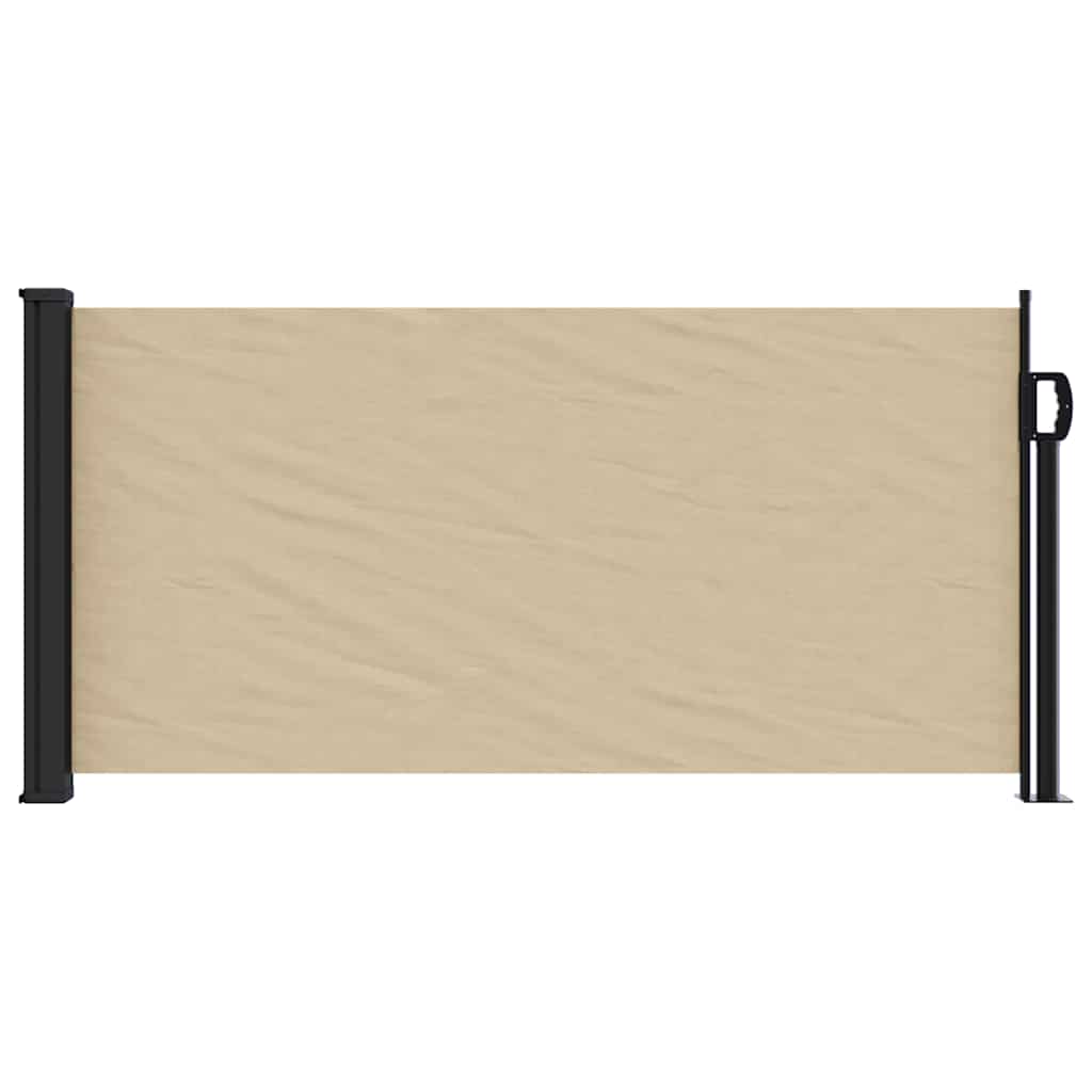Vidaxx ausziehbarer Windschutz 100x500 cm beige