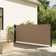 Vidaxx ausziehbarer Windschutz 100x500 cm Taupe