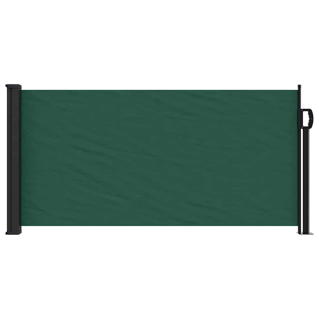 Vidaxx ausziehbarer Windschutz 100x500 cm dunkelgrün