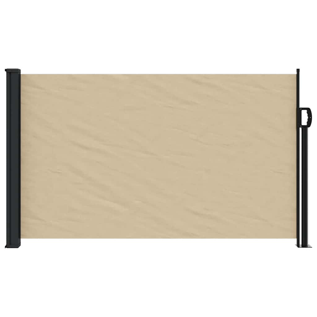 Vidaxx ausziehbarer Windschutz 120x500 cm beige