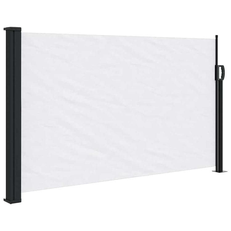 Vidaxl Windschutzscheibe ausziehbar 120 x 500 cm Weiß