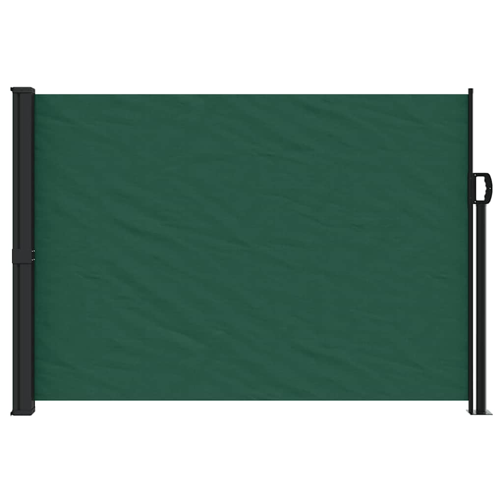 Vidaxx ausziehbarer Windschutz 140x500 cm dunkelgrün