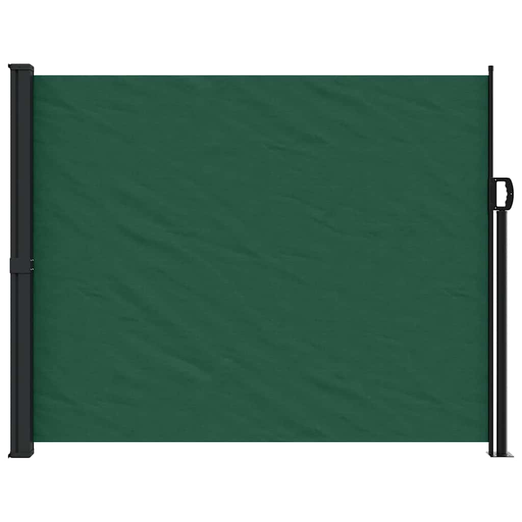 Vidaxx ausziehbarer Windschutz 160x500 cm dunkelgrün