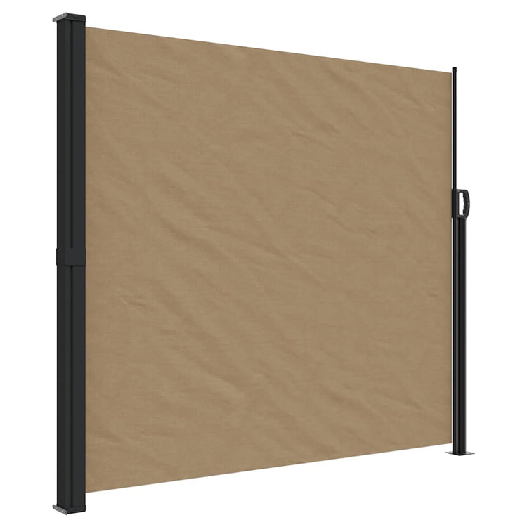 Vidaxl Windschutzscheibe 180 x 500 cm Taupe