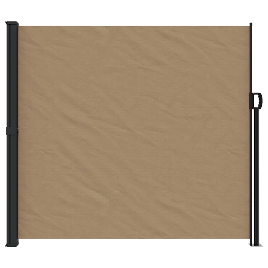 Vidaxl Windschutzscheibe 180 x 500 cm Taupe