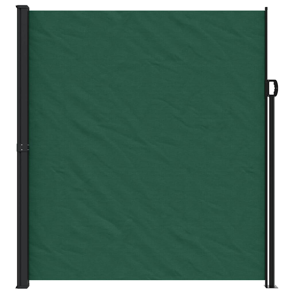 Vidaxx ausziehbarer Windschutz 220x500 cm dunkelgrün